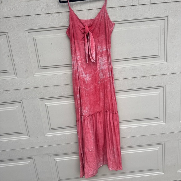 Elan Dresses & Skirts - Elan Anthropologie  Pink and White Maxi Dress